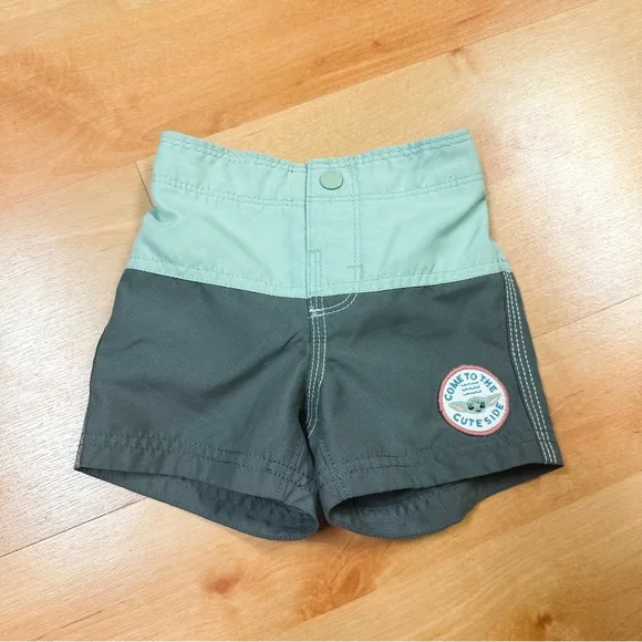Baby Gap Star Wars Baby Yoda Coke to the Cute Side Rashguard & Shorts Size 6-12M